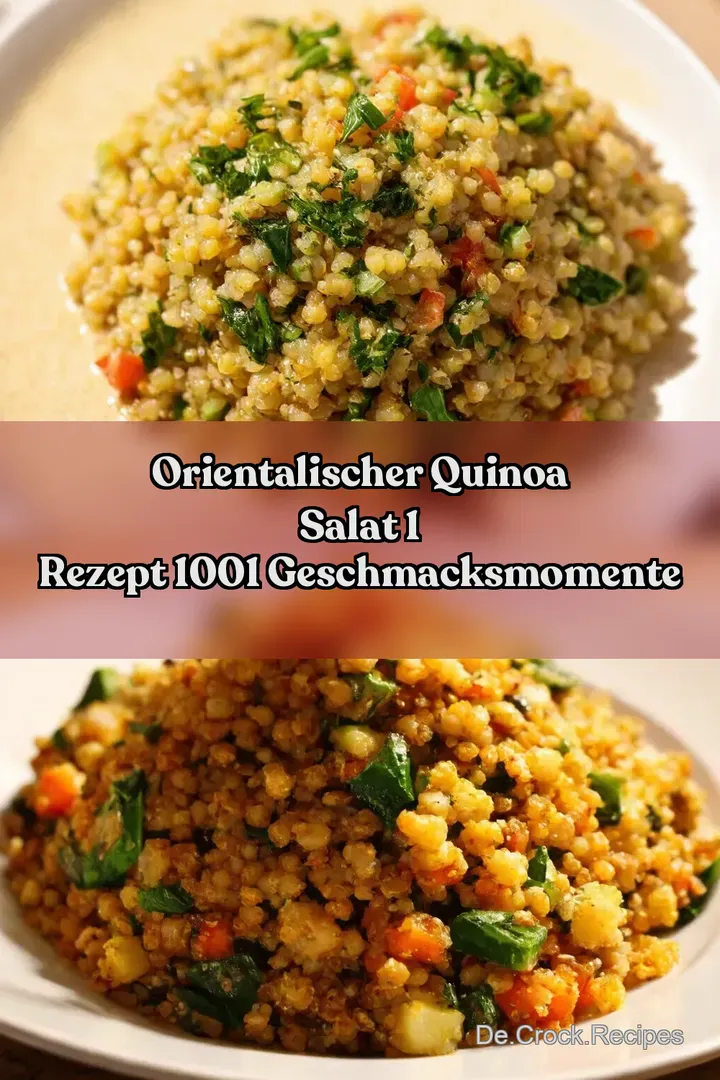 Orientalischer Quinoa Salat 1 Rezept 1001 Geschmacksmomente