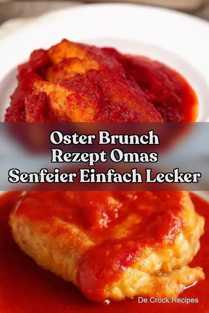 Oster Brunch Rezept Omas Senfeier Einfach Lecker