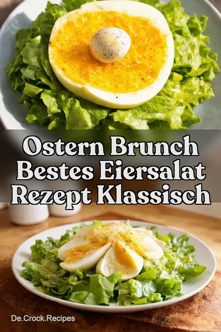 Ostern Brunch Bestes Eiersalat Rezept klassisch