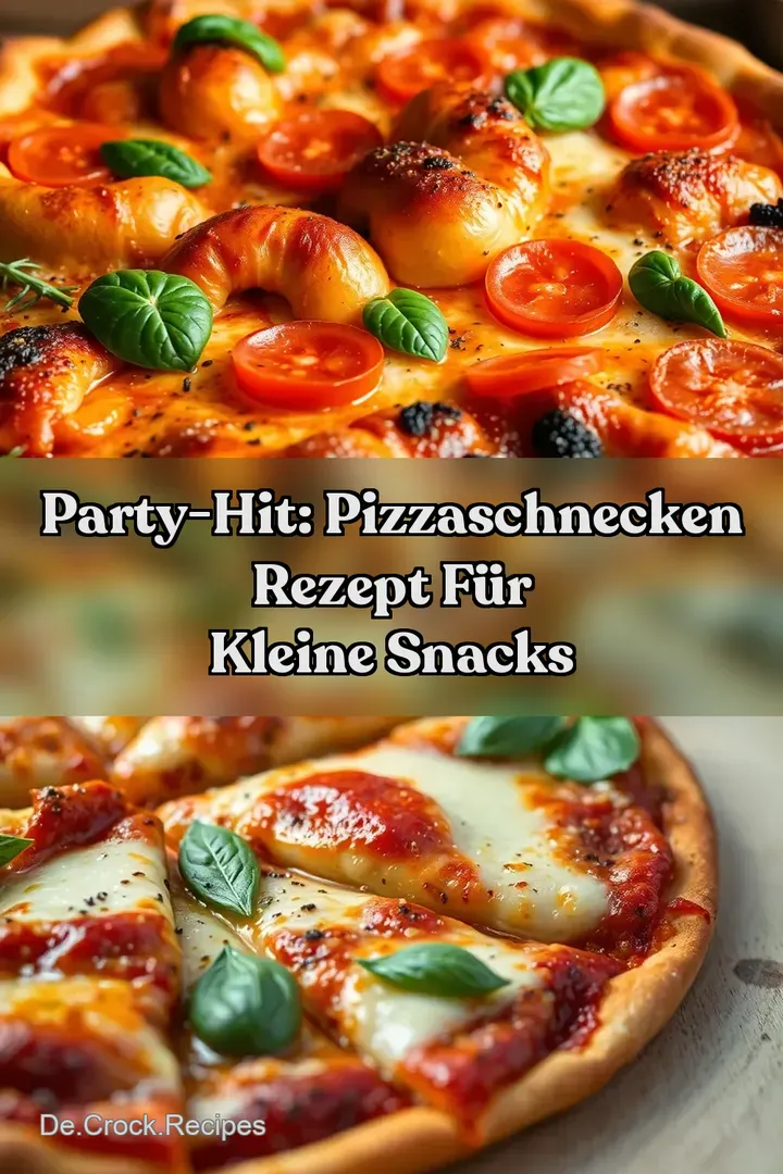 Party-Hit: Pizzaschnecken Rezept für Kleine Snacks