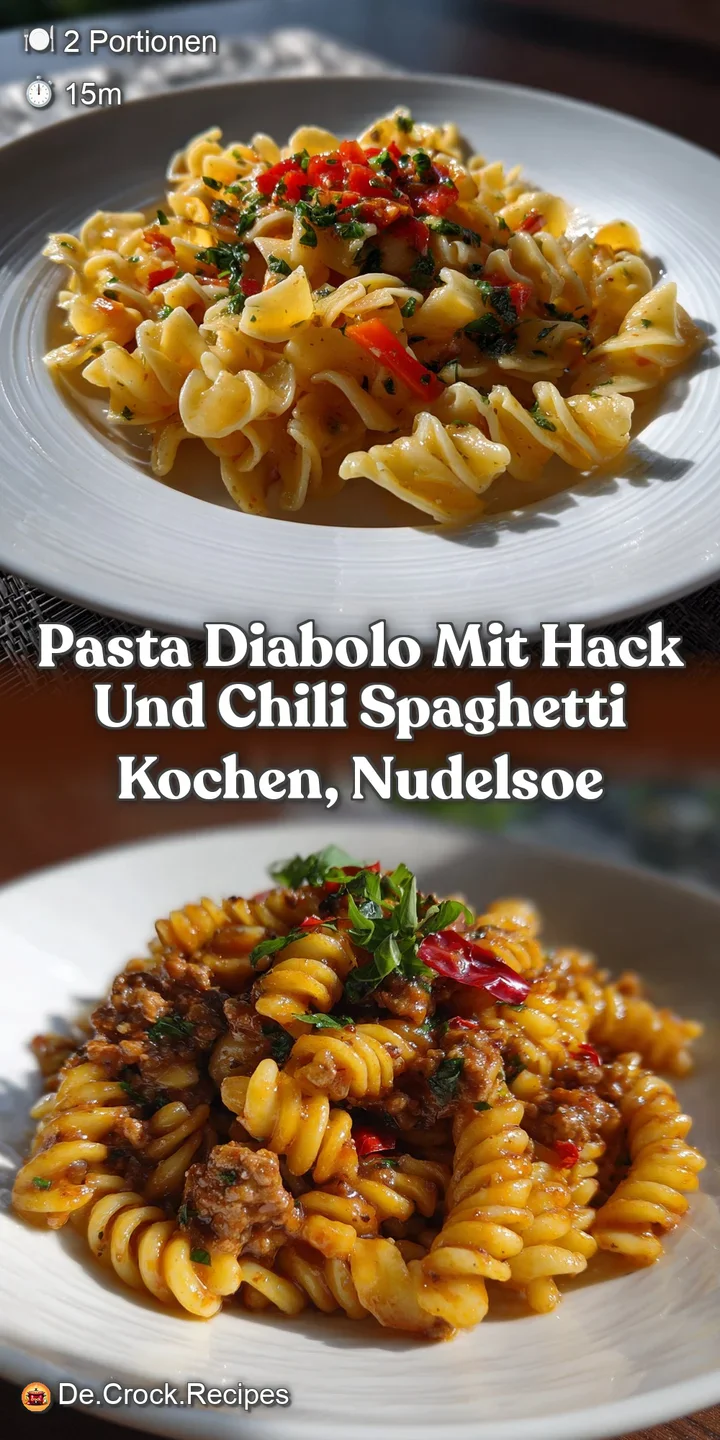 Pasta Diabolo Mit Hack und Chili Spaghetti Kochen Nudelsoe
