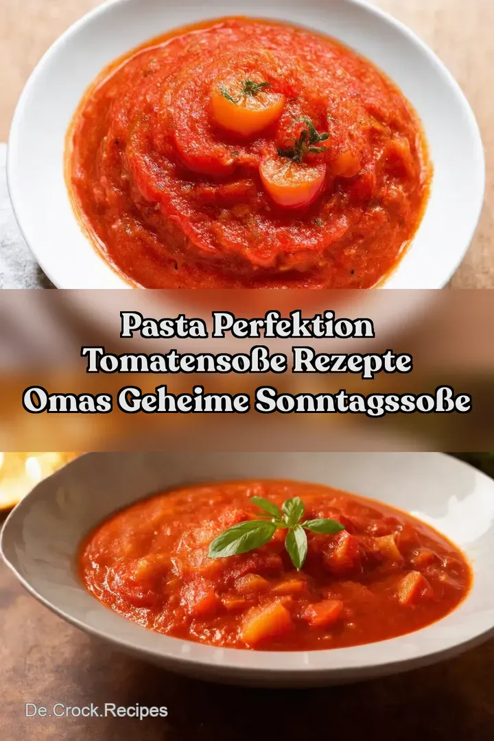 Pasta Perfektion Tomatenso&szlig;e Rezepte Omas Geheime Sonntagsso&szlig;e