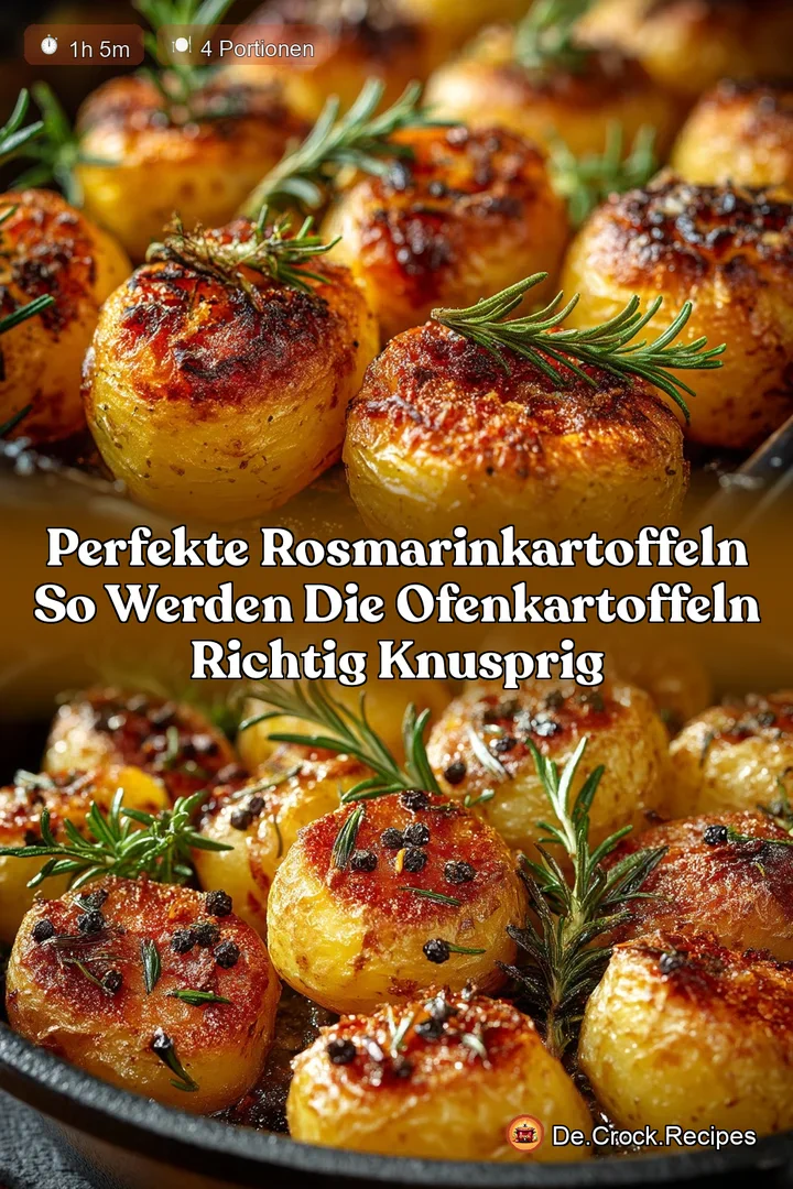Perfekte Rosmarinkartoffeln So werden die Ofenkartoffeln richtig knusprig