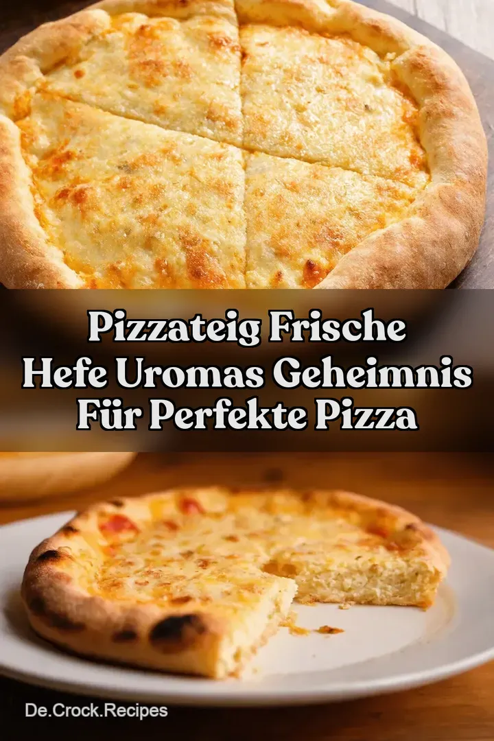 Pizzateig Frische Hefe Uromas Geheimnis f&uuml;r Perfekte Pizza