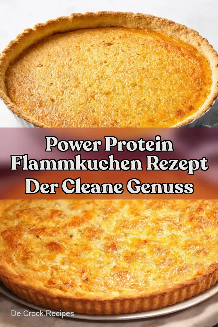 Power Protein Flammkuchen Rezept Der cleane Genuss