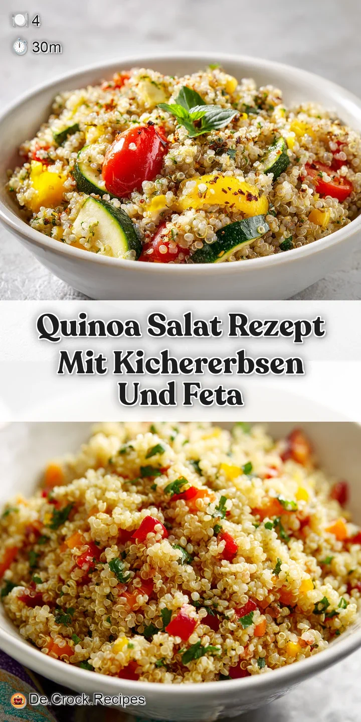 Close-up of a fluffy quinoa salad, feta glistening, vibrant veggies, herbs and lemon zest, looks fresh and healthy.