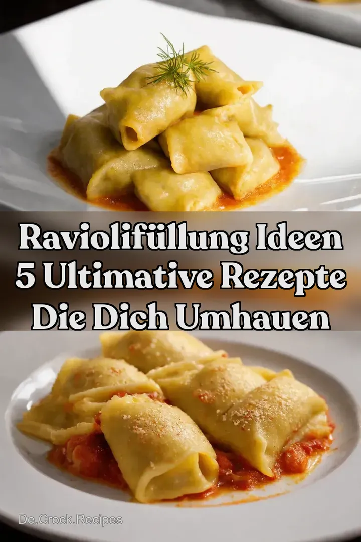 RavioliF&uuml;llung Ideen 5 Ultimative Rezepte Die Dich Umhauen
