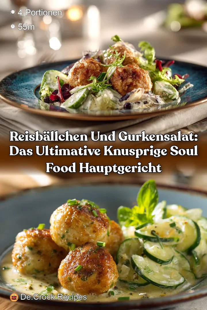 ReisB&auml;llchen und Gurkensalat: Das ultimative knusprige Soul Food Hauptgericht