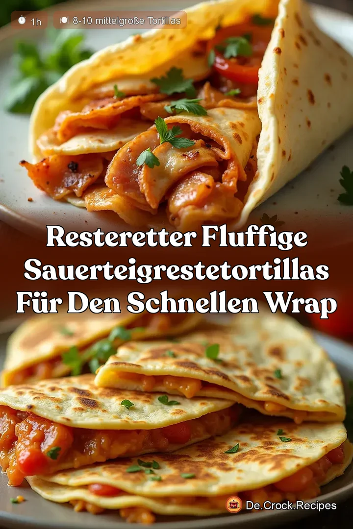 ResteRetter Fluffige SauerteigResteTortillas f&uuml;r den schnellen Wrap