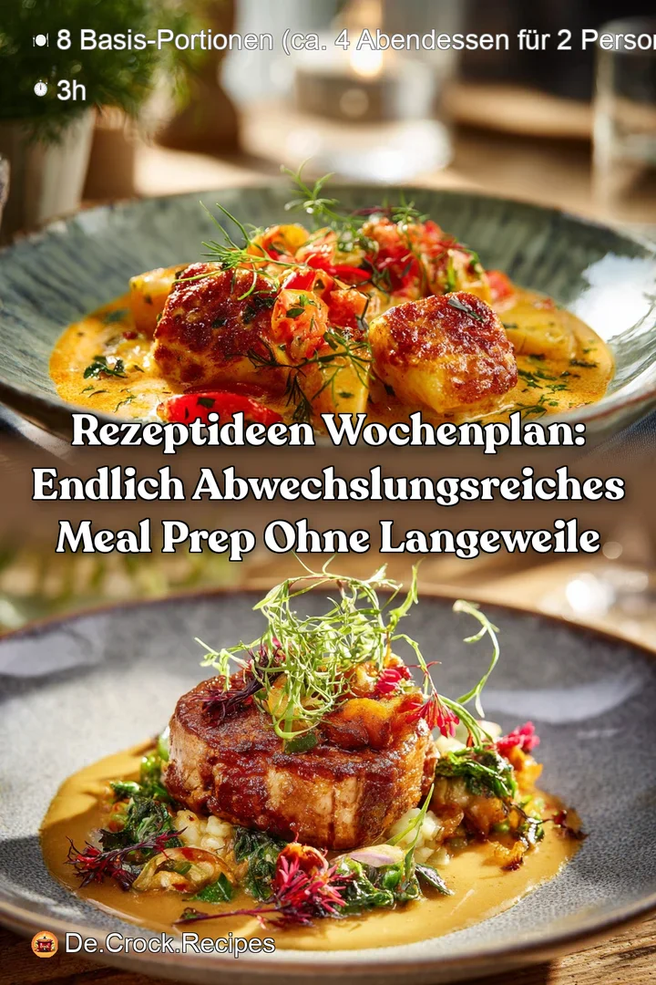 Rezeptideen Wochenplan: Endlich abwechslungsreiches Meal Prep ohne Langeweile