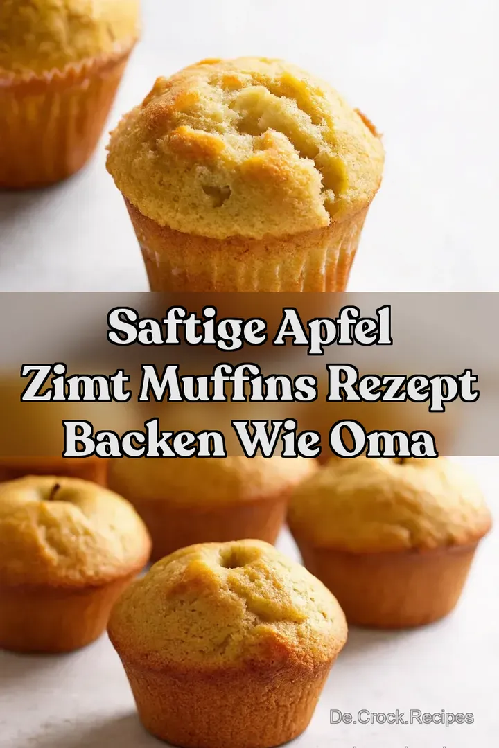 Saftige Apfel Zimt Muffins Rezept Backen wie Oma