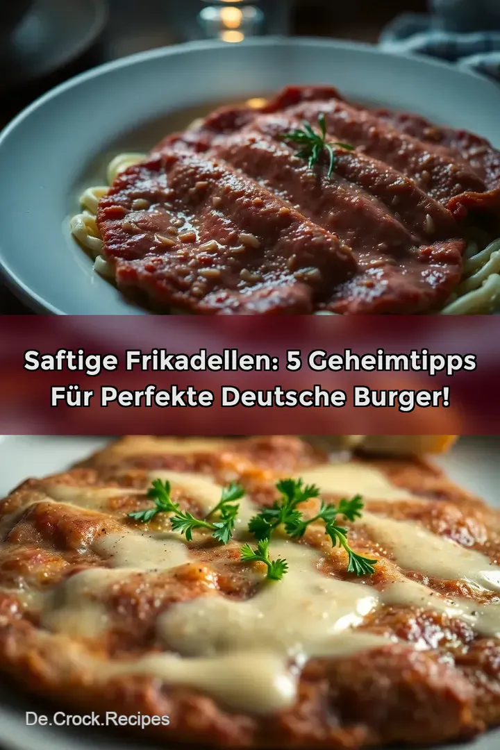 Saftige Frikadellen: 5 Geheimtipps für perfekte deutsche Burger!