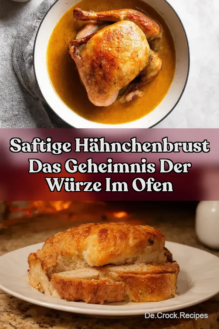 Saftige H&auml;hnchenbrust Das Geheimnis der W&uuml;rze im Ofen