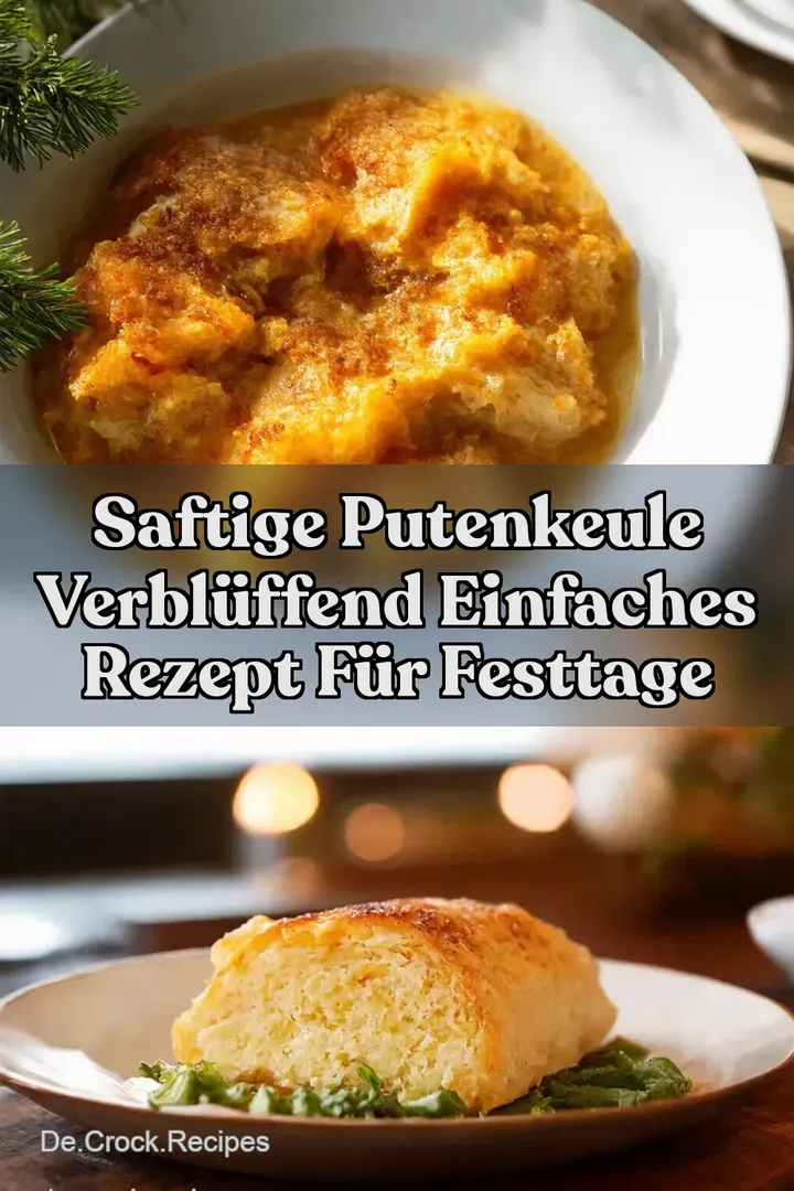 Saftige Putenkeule Verbl&uuml;ffend einfaches Rezept f&uuml;r Festtage