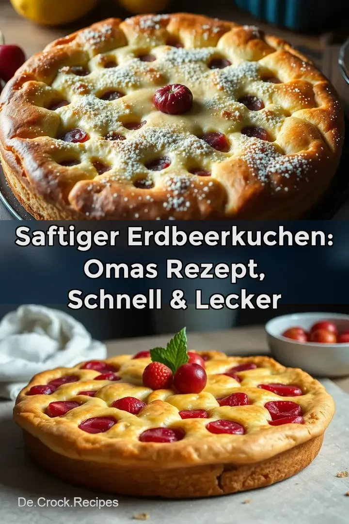 Saftiger Erdbeerkuchen: Omas Rezept Schnell &amp Lecker