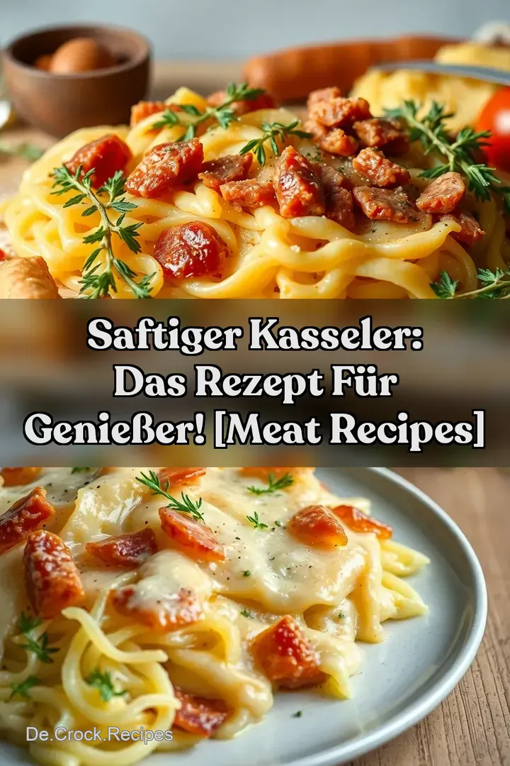 Saftiger kasseler: Das Rezept für Genießer! [Meat Recipes]