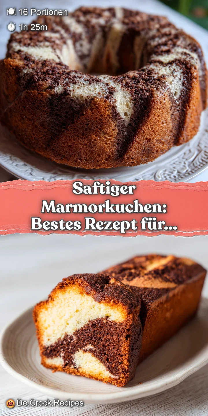 Close-up of a moist, dense marble cake slice. Contrasting chocolate and vanilla swirls with a sugary glaze glistening on top.