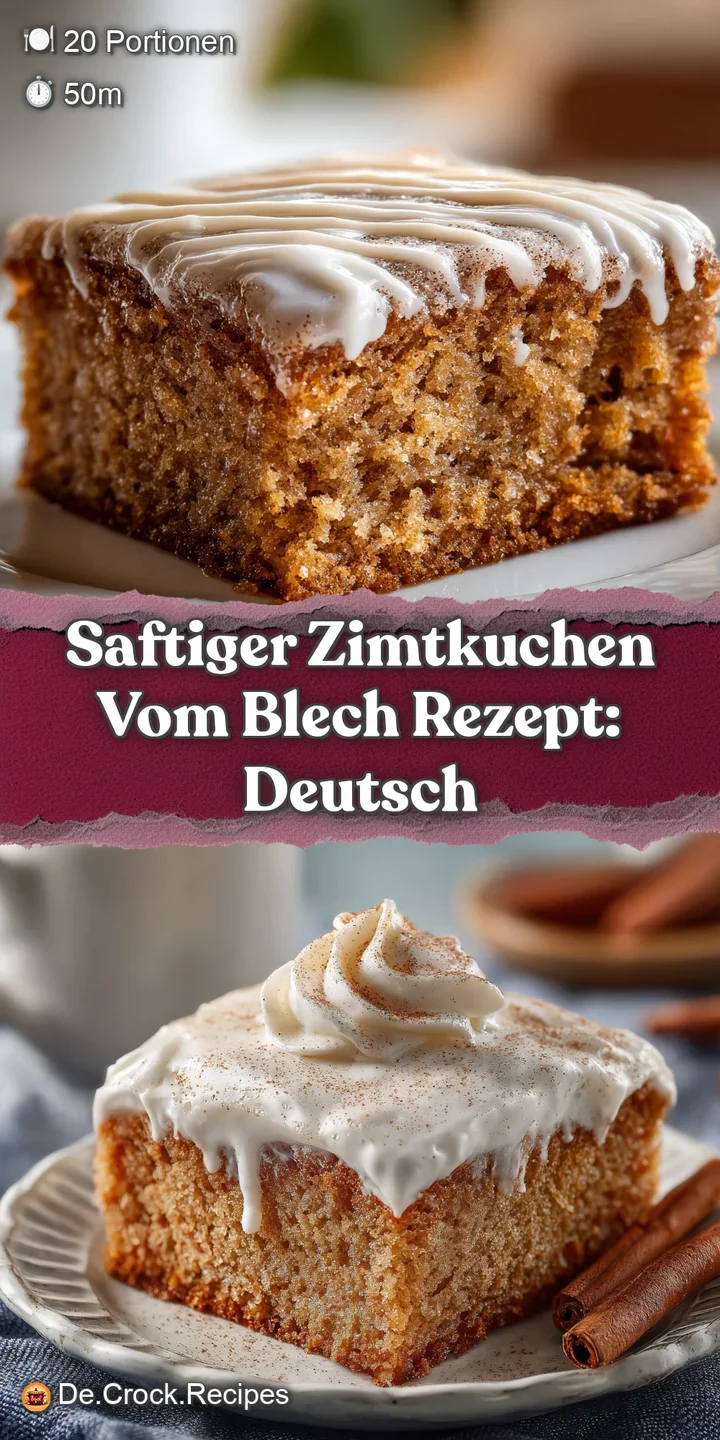 Close-up of soft, moist cinnamon sheet cake reveals a sugary glaze and swirling pattern of cinnamon. Hints of moistness.