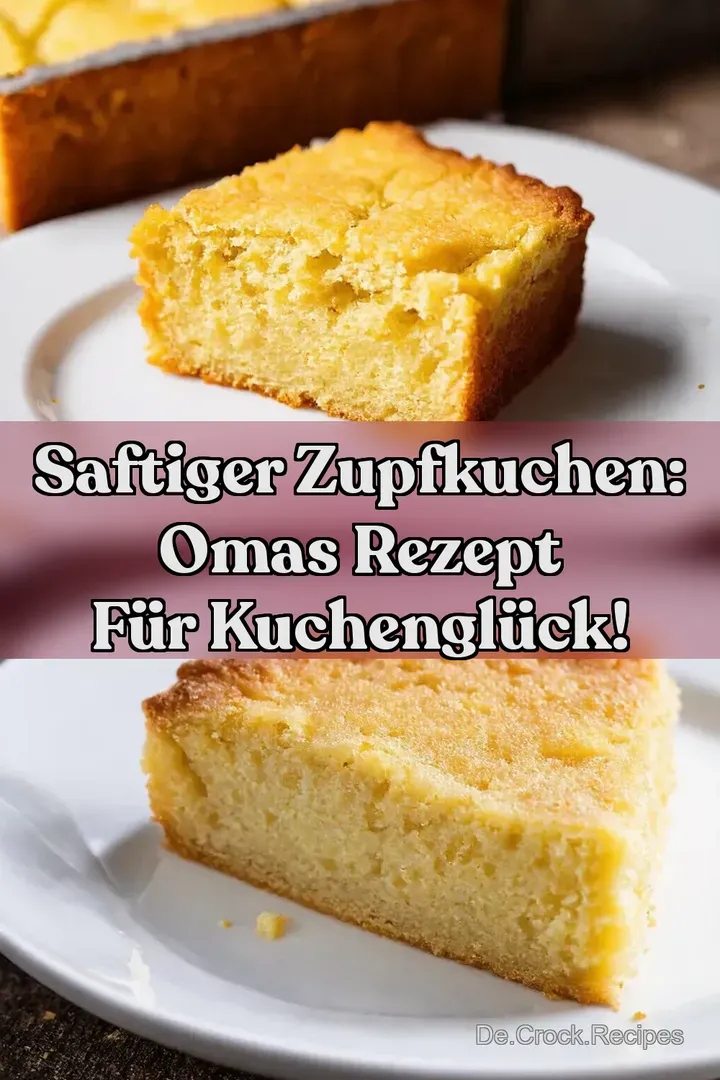 Saftiger Zupfkuchen: Omas Rezept f&uuml;r Kuchengl&uuml;ck!