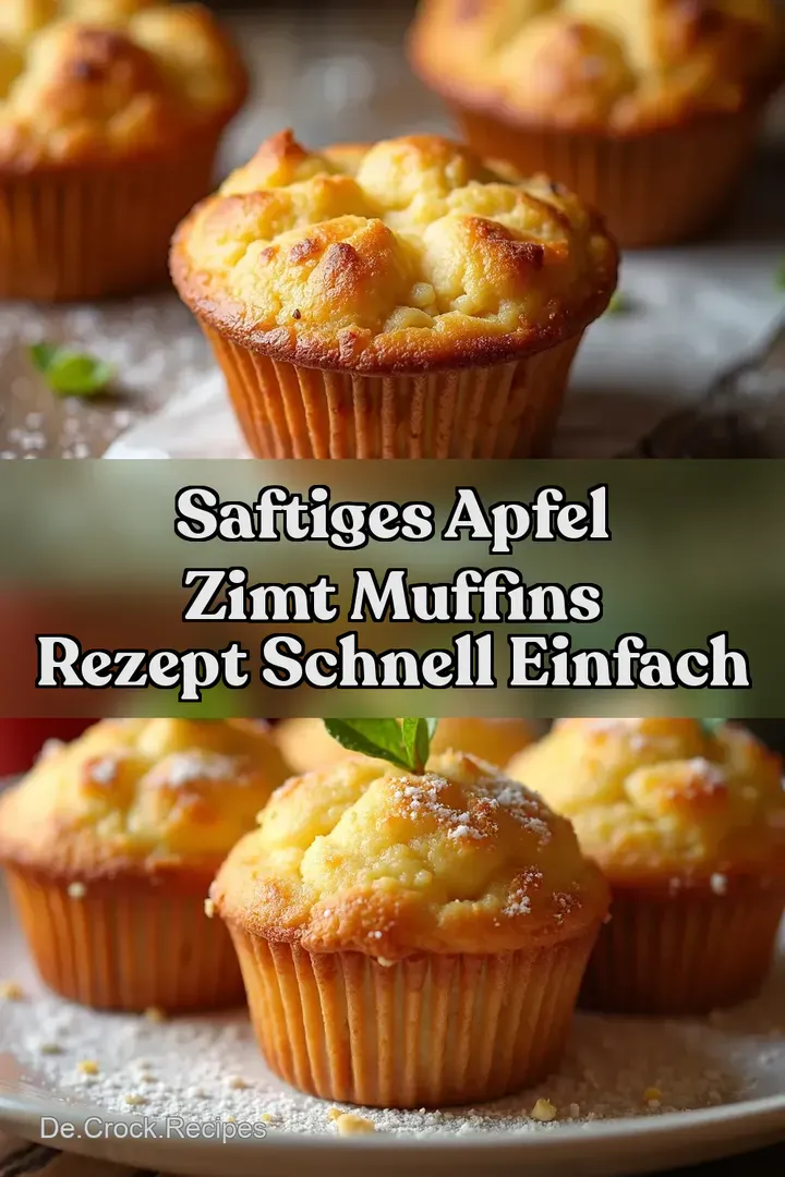 Saftiges Apfel Zimt Muffins Rezept Schnell Einfach