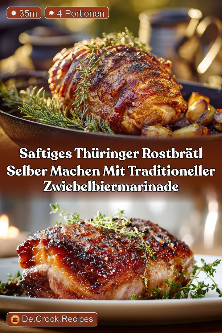 Saftiges Th&uuml;ringer Rostbr&auml;tl selber machen Mit traditioneller ZwiebelBierMarinade