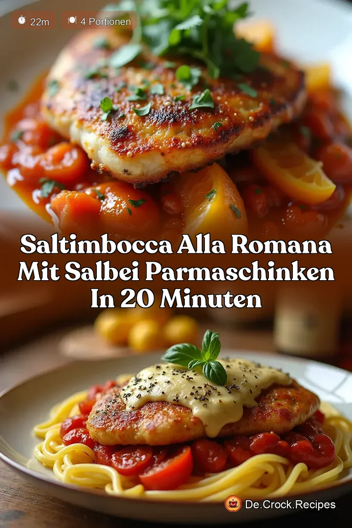 Saltimbocca alla Romana Mit Salbei Parmaschinken in 20 Minuten