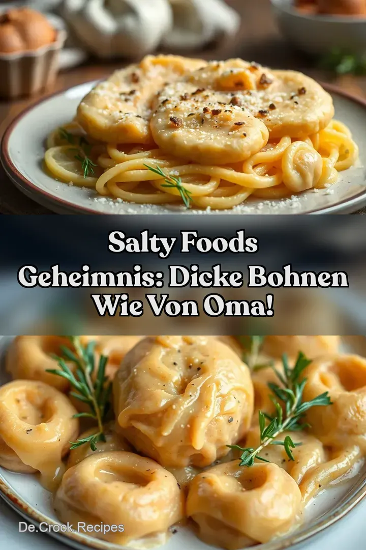 Salty Foods Geheimnis: Dicke Bohnen wie von Oma!