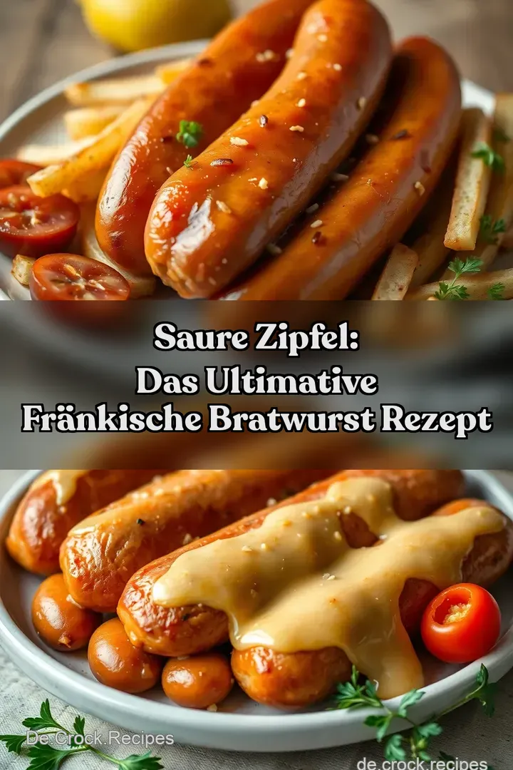 Saure Zipfel: Das ultimative Fr&auml;nkische Bratwurst Rezept