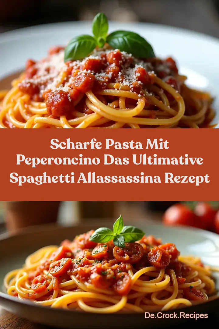 Scharfe Pasta mit Peperoncino Das Ultimative Spaghetti AllAssassina Rezept