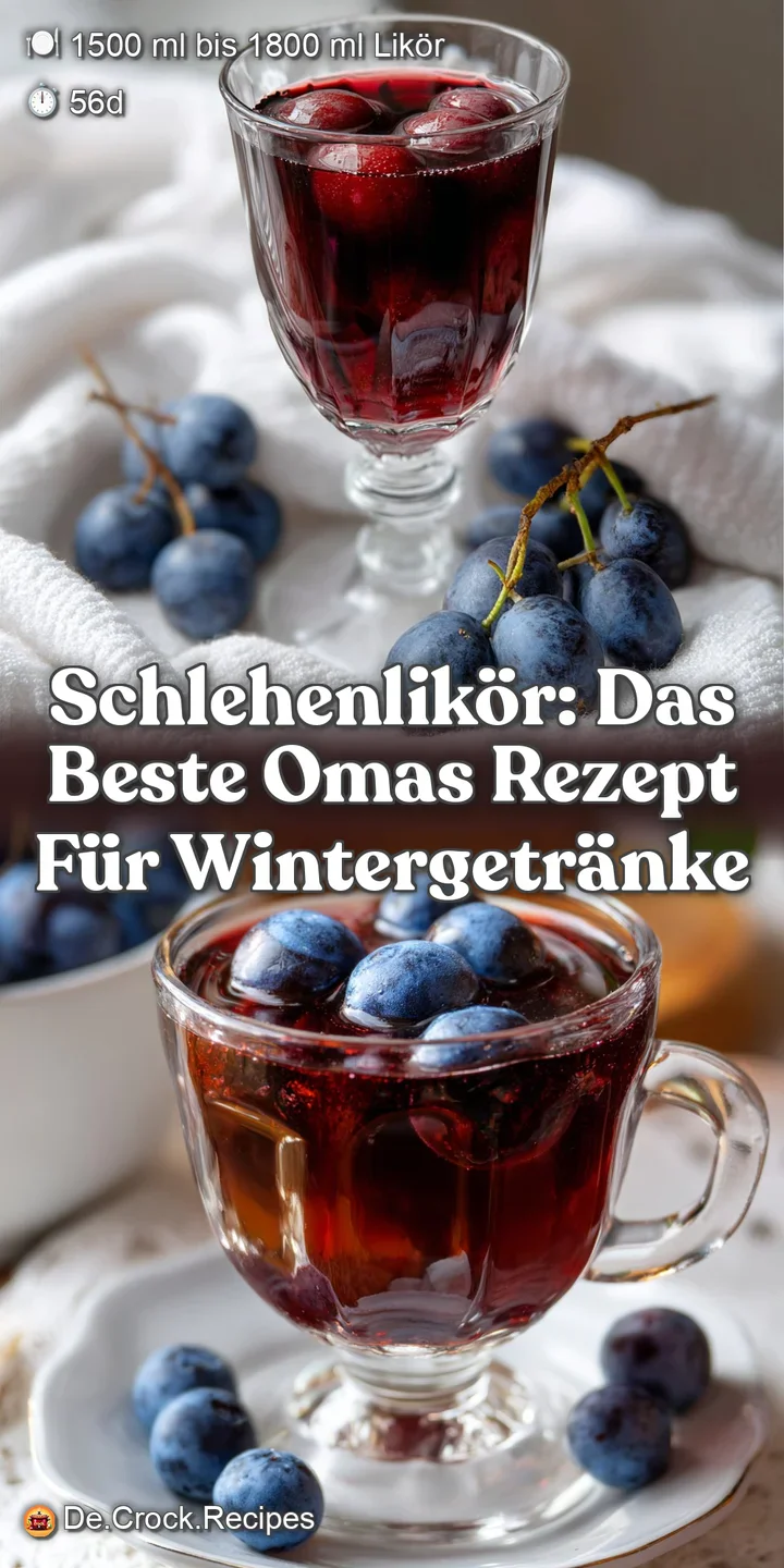 Schlehenlik&ouml;r: Das beste Omas Rezept f&uuml;r Wintergetr&auml;nke