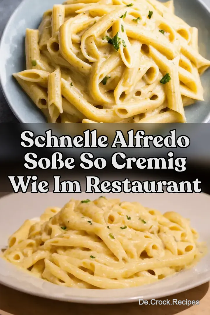 Schnelle Alfredo So&szlig;e So cremig wie im Restaurant
