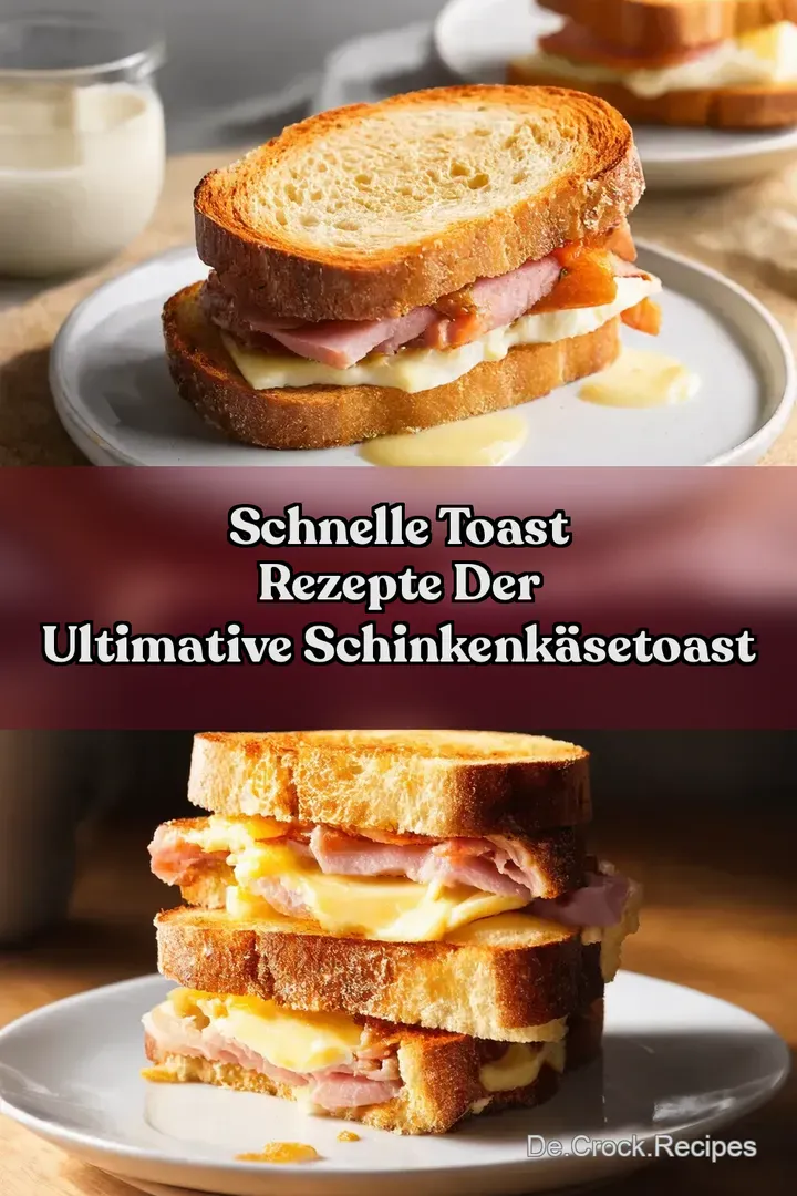Schnelle Toast Rezepte Der Ultimative SchinkenK&auml;seToast