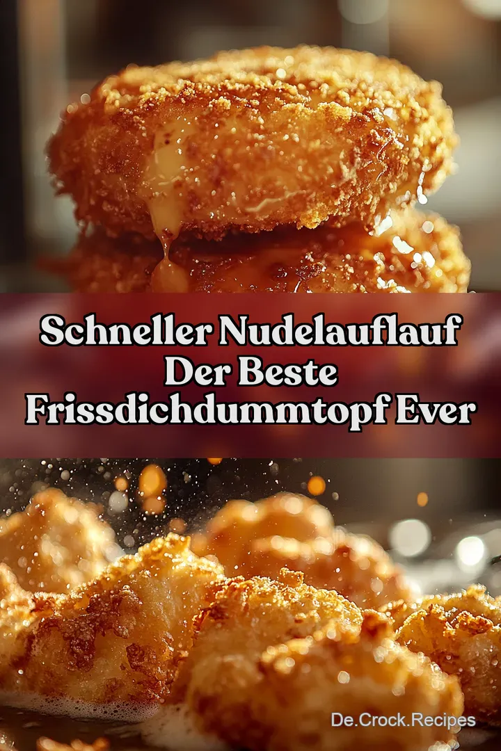 Schneller Nudelauflauf Der beste FrissdichdummTopf ever
