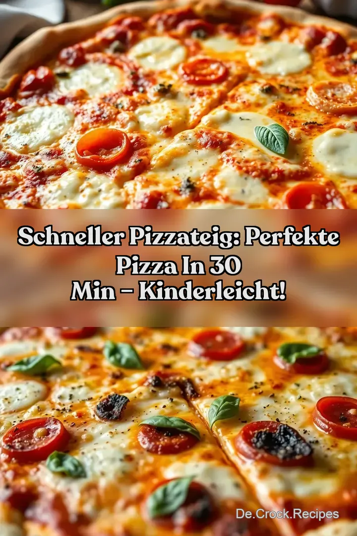 Schneller Pizzateig: Perfekte Pizza in 30 Min – Kinderleicht!
