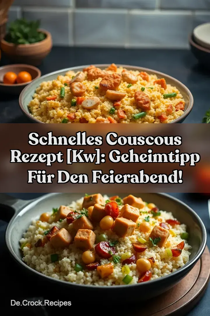 Schnelles Couscous Rezept [kw]: Geheimtipp für den Feierabend!