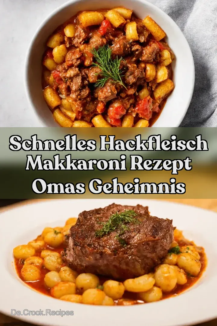 Schnelles Hackfleisch Makkaroni Rezept Omas Geheimnis