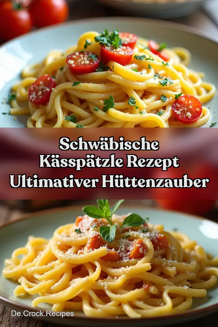 Schw&auml;bische K&auml;ssp&auml;tzle Rezept Ultimativer H&uuml;ttenzauber