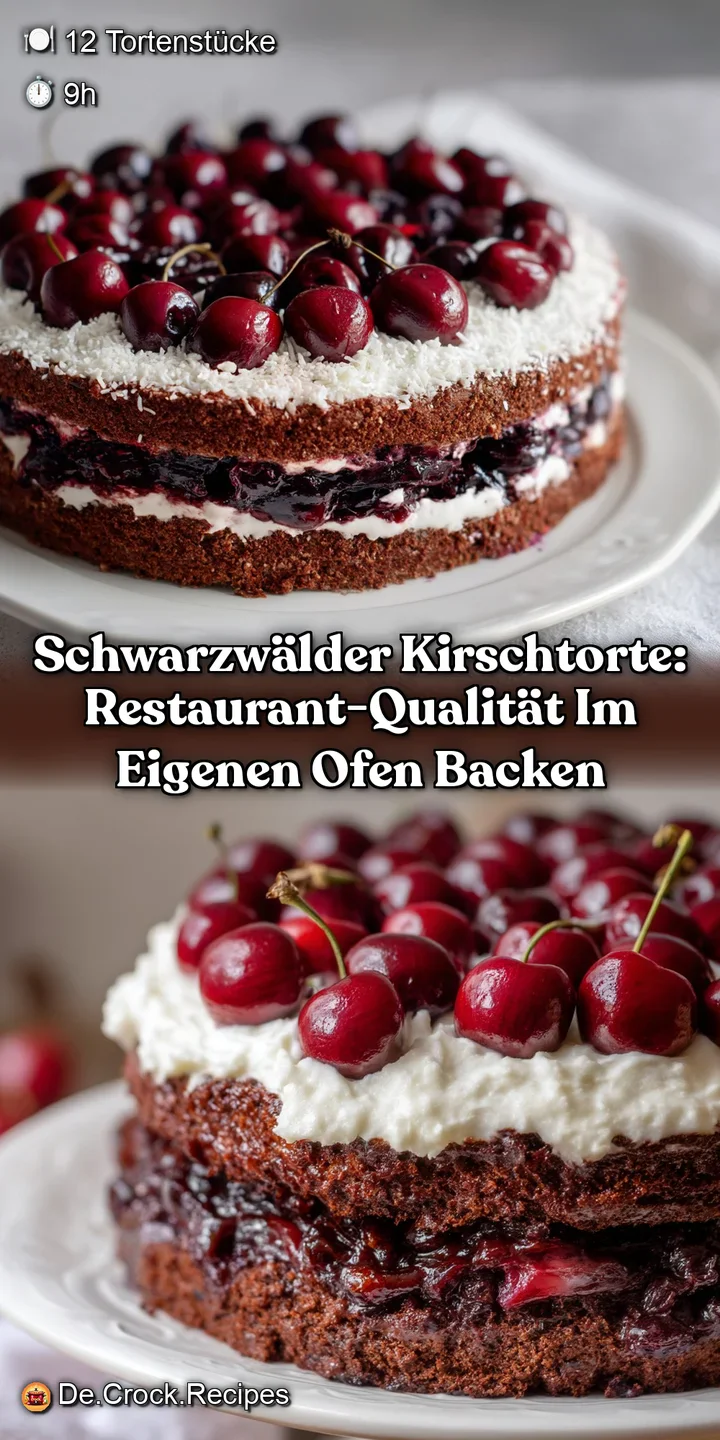 Schwarzw&auml;lder Kirschtorte: Restaurant-Qualit&auml;t im eigenen Ofen backen