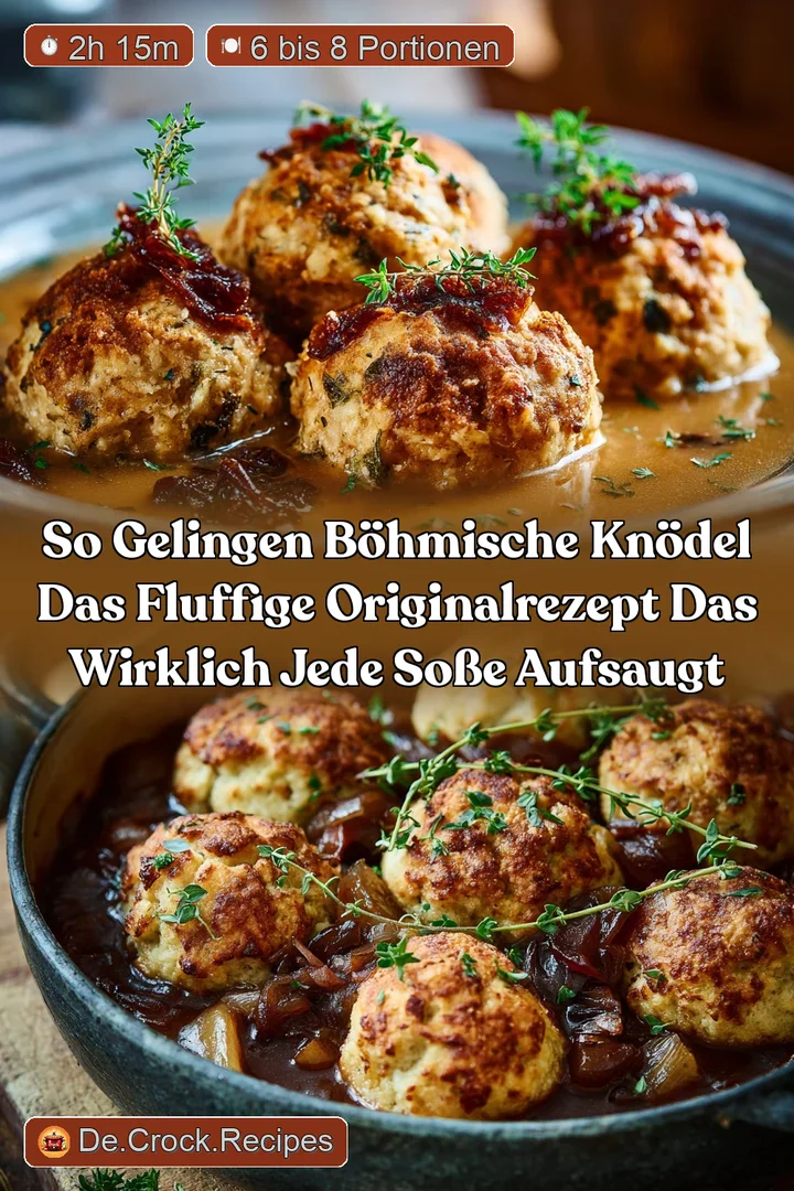 So gelingen B&ouml;hmische Kn&ouml;del Das fluffige Originalrezept das wirklich jede So&szlig;e aufsaugt