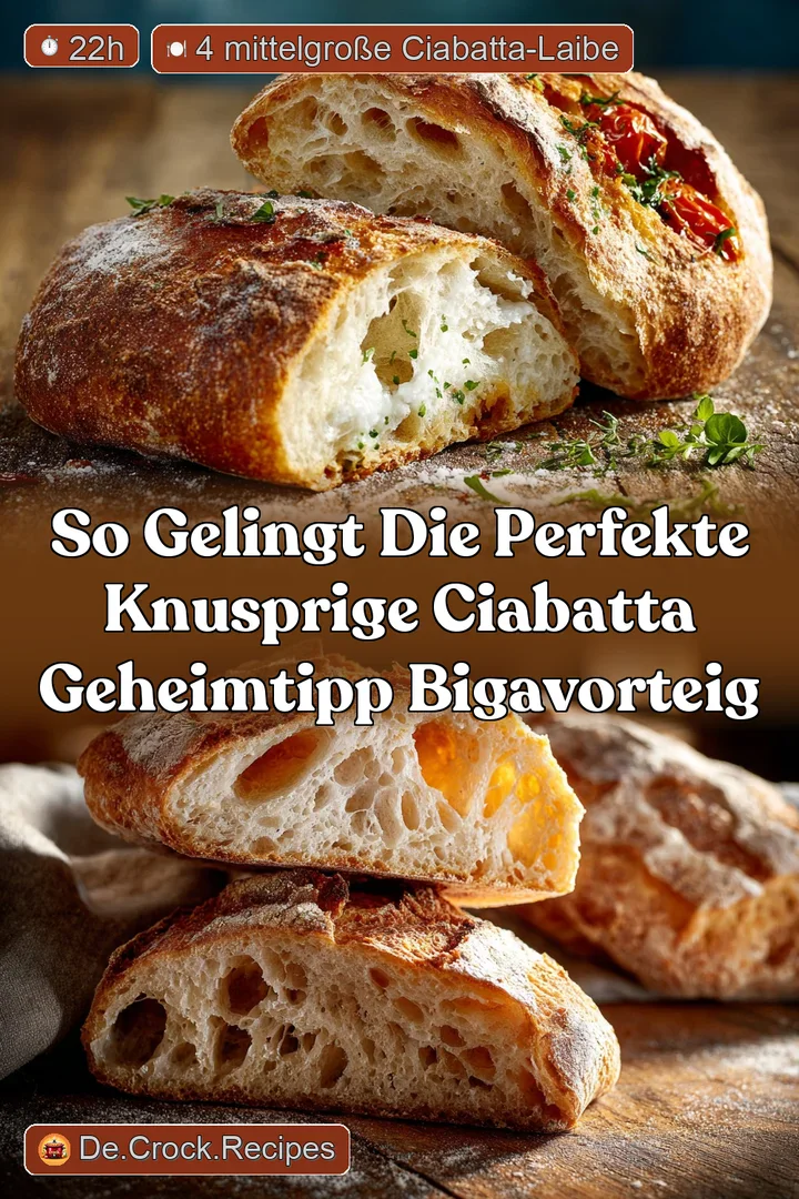 So gelingt die perfekte knusprige Ciabatta Geheimtipp BigaVorteig