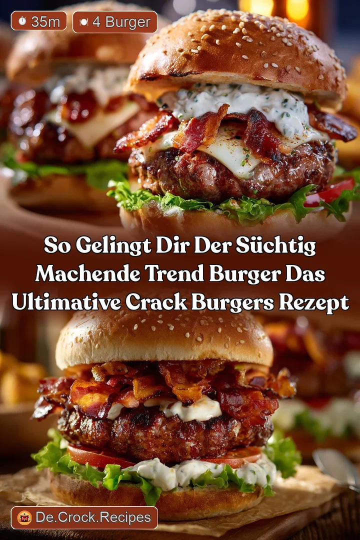 So gelingt dir der s&uuml;chtig machende Trend Burger Das ultimative Crack Burgers Rezept