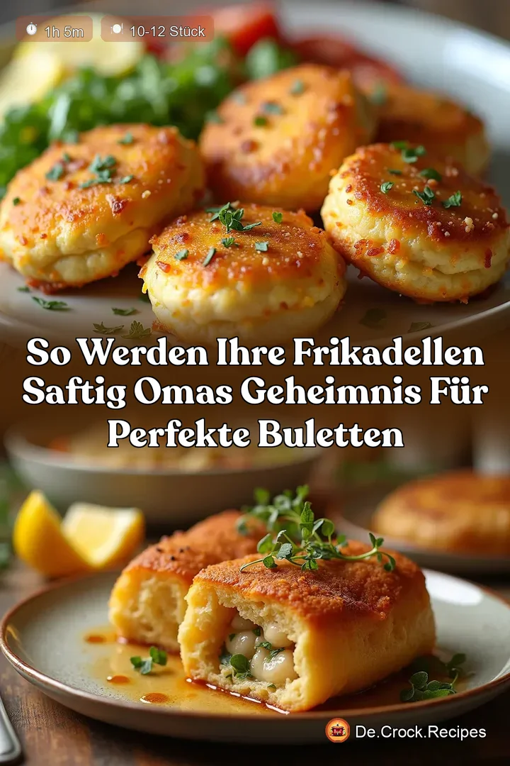 So werden Ihre Frikadellen saftig Omas Geheimnis f&uuml;r perfekte Buletten