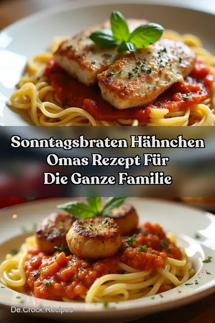 Sonntagsbraten H&auml;hnchen Omas Rezept f&uuml;r die ganze Familie