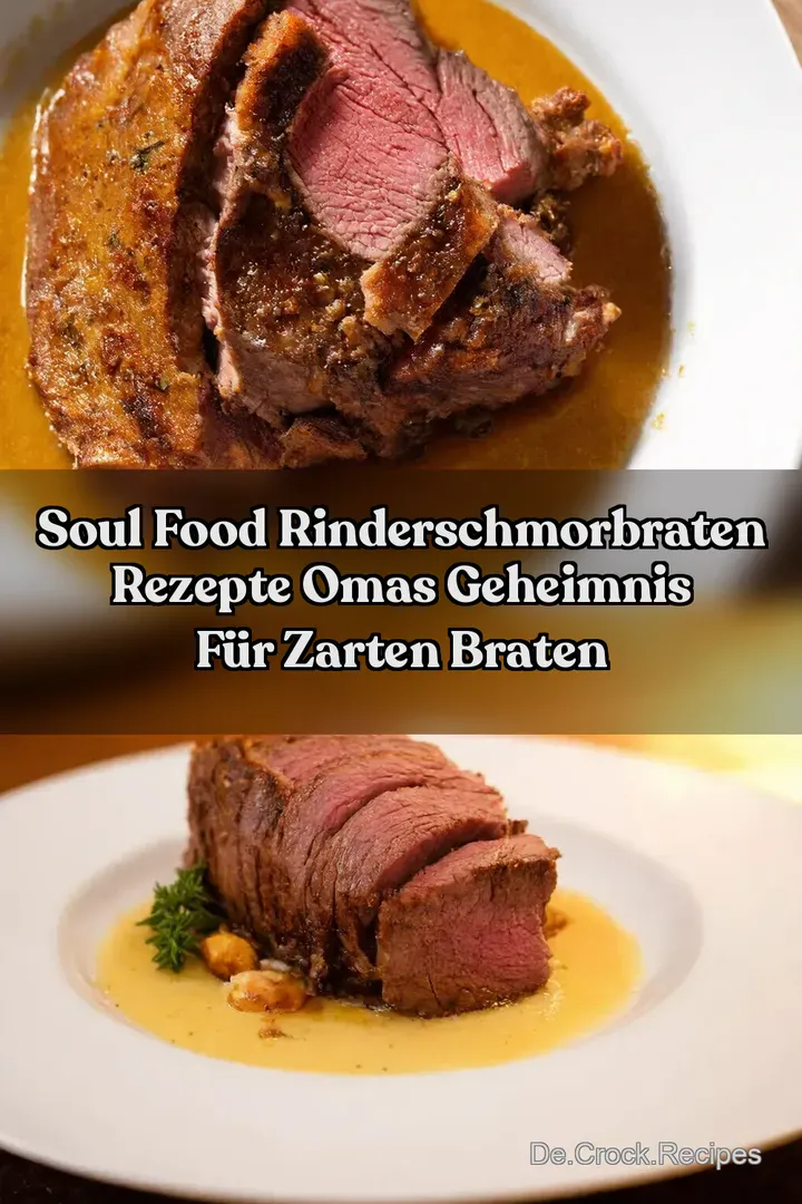 Soul Food rinderschmorbraten rezepte Omas Geheimnis f&uuml;r zarten Braten