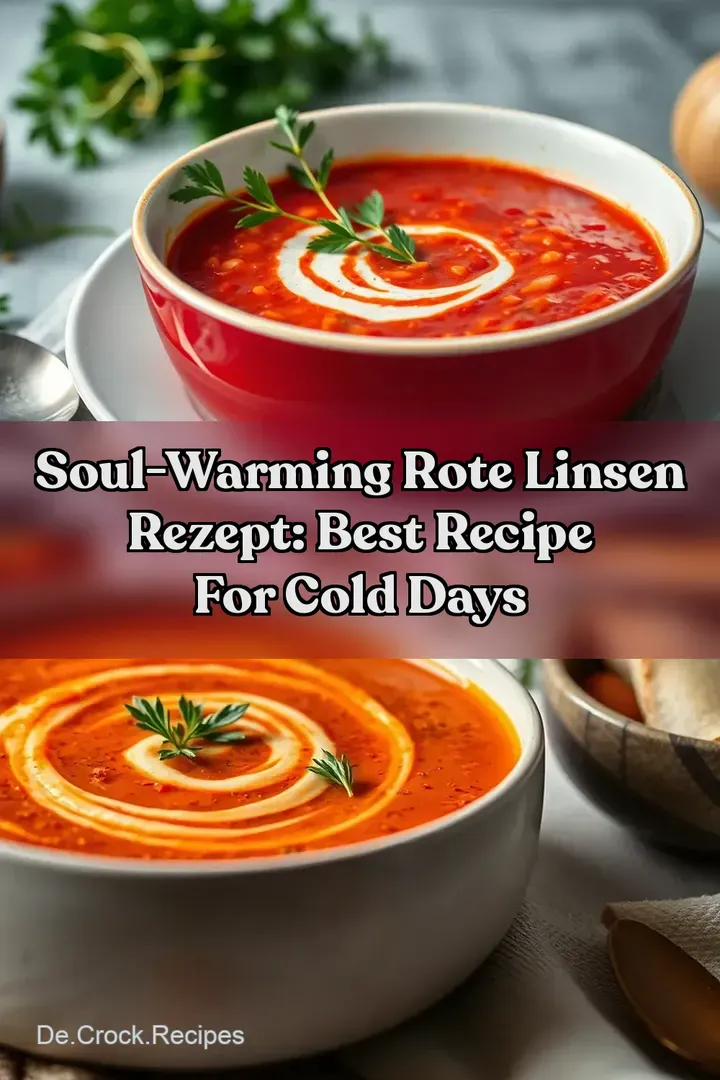 Soul-Warming Rote Linsen Rezept: Best Recipe for Cold Days