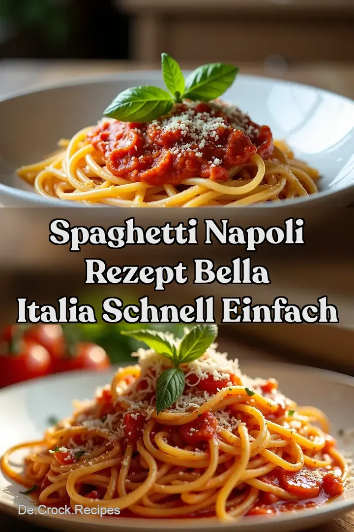 Spaghetti Napoli Rezept Bella Italia Schnell Einfach