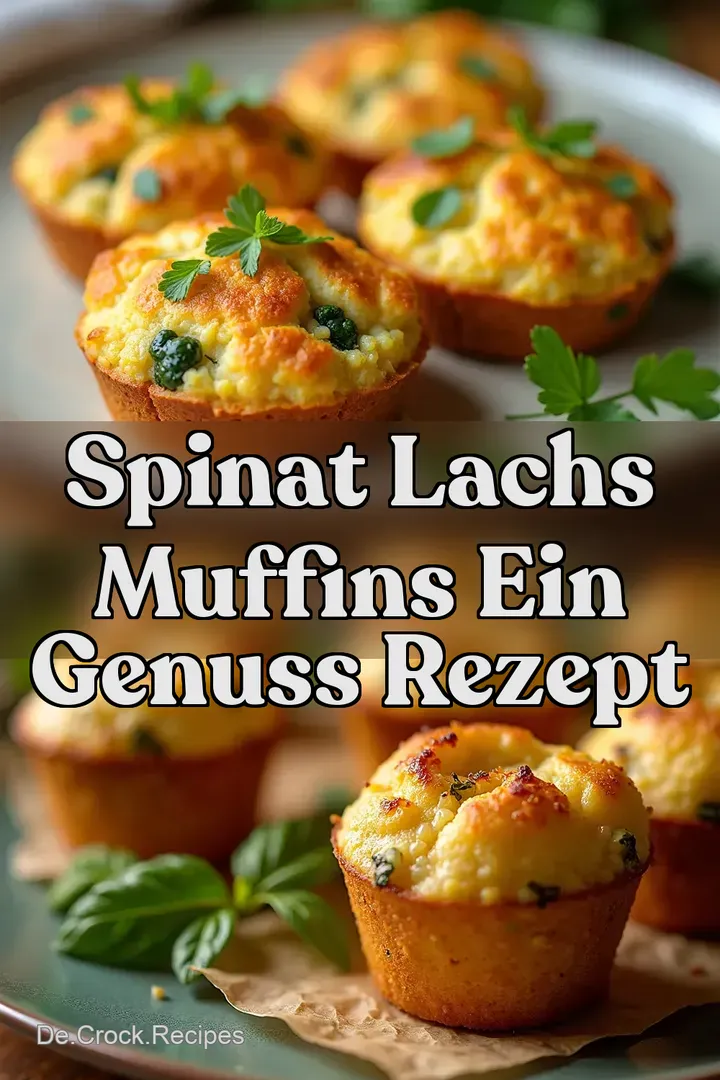 Spinat Lachs Muffins Ein Genuss Rezept
