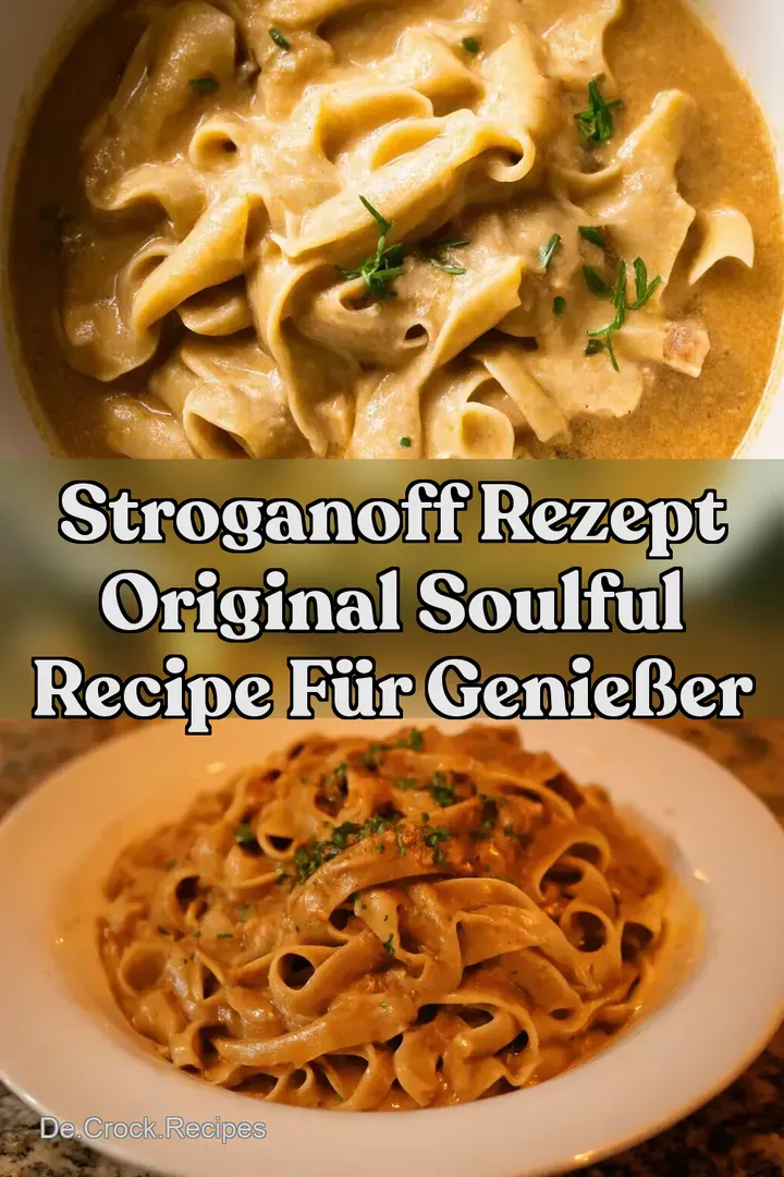 Stroganoff Rezept Original Soulful Recipe f&uuml;r Genie&szlig;er