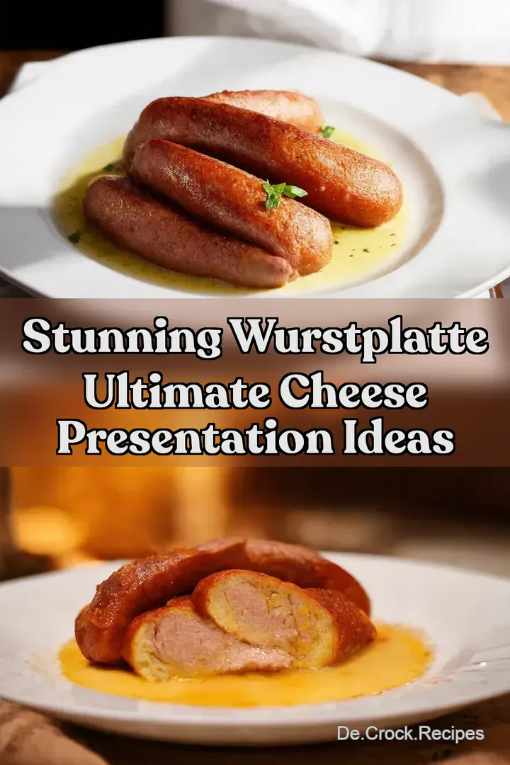 Stunning Wurstplatte Ultimate Cheese Presentation Ideas