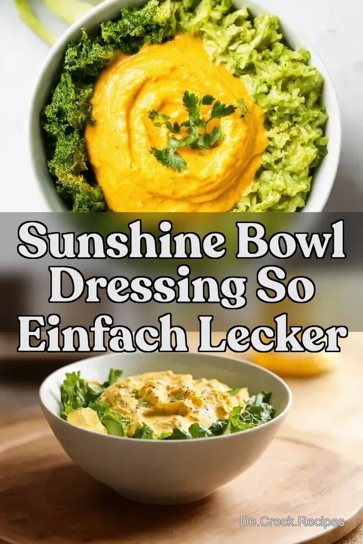 Sunshine Bowl Dressing So einfach lecker